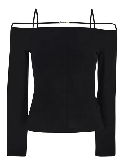 Jacquemus Black Cotton T-shirt