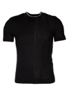 Jacquemus Men Le Tshirt Tricot In Black