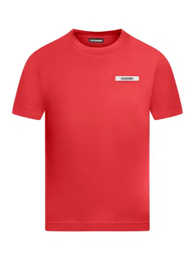 JACQUEMUS T-SHIRT GROS GRAIN