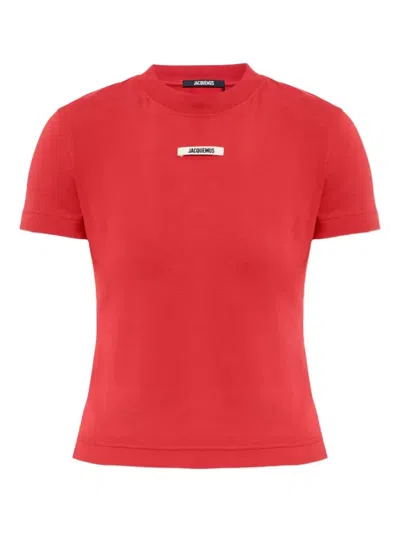 JACQUEMUS LE T-SHIRT GROS GRAIN
