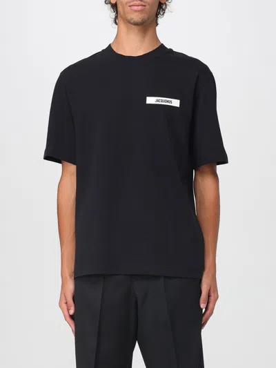 JACQUEMUS T-SHIRT JACQUEMUS MEN COLOR BLACK,H18546002