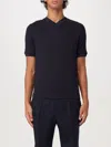 Jacquemus V-neck Drop Shoulder Sleeveless Top In Blau