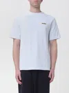 Jacquemus Crew Neck Short-sleeved T-shirt In White
