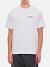 Jacquemus T-shirt Le T-shirt Gros-grain In White