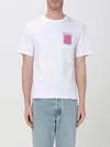 Jacquemus Classic Crew Neck T-shirt With Transparent Chest Pocket In Weiss