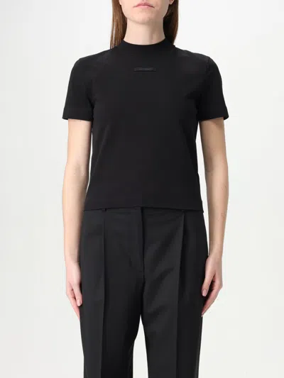 JACQUEMUS T-SHIRT JACQUEMUS WOMAN COLOR BLACK,G48273002