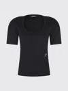 Jacquemus T-shirt  Woman Color Black In Black