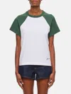 Jacquemus Cropped Baseball Tshirt In White 1