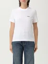 Jacquemus Relaxed-fit Cotton T-shirt With Subtle Logo In White