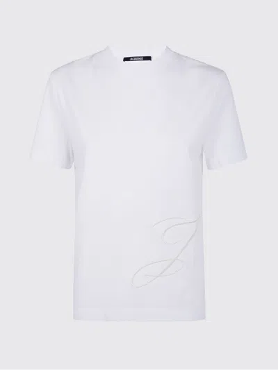JACQUEMUS T-SHIRT JACQUEMUS WOMAN COLOR WHITE,H42038001