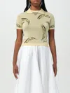Jacquemus Womens Banana Jacquard Yellow The Marino Banana-print Woven-knitted Polo Top In Yellow