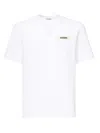 Jacquemus T-shirt Le T-shirt Gros-grain In White