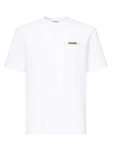 JACQUEMUS T-SHIRT LE T-SHIRT GROS-GRAIN