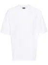 Jacquemus Typo Logo Crewneck T-shirt In White