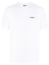 Jacquemus T-shirt Le T-shirt Gros-grain In White