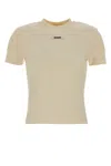 Jacquemus Le Tshirt Gros Grain In Neutral