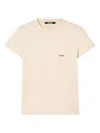 Jacquemus Crewneck Short Sleeve Straight Fit Top In Nude