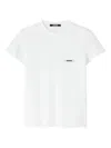 Jacquemus Relaxed-fit Cotton T-shirt With Subtle Logo In White