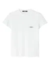 Jacquemus Relaxed-fit Cotton T-shirt With Subtle Logo In White