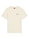 Jacquemus Le T-shirt Gros Grain Beige T-shirt With Logo Patch On The Front In Cotton Man In Nude