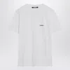 Jacquemus Relaxed-fit Cotton T-shirt With Subtle Logo In White