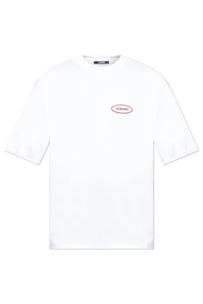 JACQUEMUS JACQUEMUS T-SHIRT WITH LOGO PATCH
