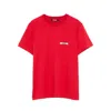 Jacquemus Round Neck Short Sleeve T-shirt In Red
