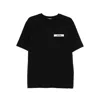 Jacquemus Black Crewneck T-shirt With Logo Detail