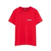 Jacquemus Round Neck Short Sleeve T-shirt In Red