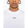 Jacquemus Long-sleeved T-shirt With Applique In White