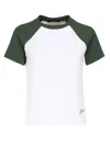 Jacquemus Cotton Blend T-shirt With Contrasting Raglan Sleeves