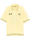 Jacquemus Stretch Viscose Blend Liga Polo Shirt In Yellow