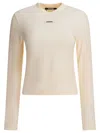 Jacquemus T-shirts Beige In Gold