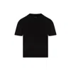 Jacquemus The Crewneck T-shirt With Gros Grain Logo Detail In Black