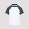 Jacquemus Cotton Blend T-shirt With Contrasting Raglan Sleeves