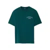 Jacquemus Mens Club Dark Green Embroidered-print Long-sleeve Cotton Shirt In Green