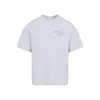 Jacquemus Grey Cotton T-shirt With Embroidered Logo In Gray