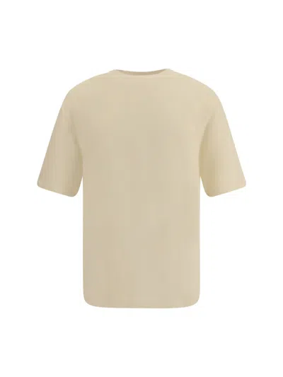 Jacquemus Men Cotton T-shirt In Neutral