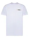 Jacquemus Le Tshirt Gros Grain Cotton T-shirt In White