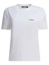 Jacquemus Relaxed-fit Cotton T-shirt With Subtle Logo In White