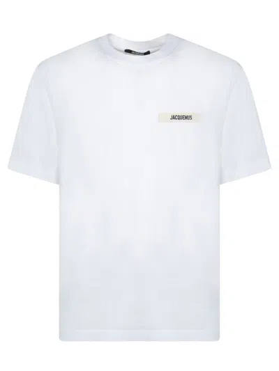 Jacquemus Le T-shirt Gros Grain T-shirt In Blue