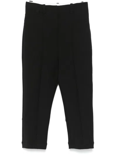 JACQUEMUS TAILORED CAPRI TROUSERS WITH HIDDEN FASTENING AND PRESS STUD CUFFS