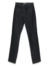 Jacquemus Straight Jeans In Dark Blue Denim
