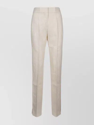 Jacquemus Women's 'le Pantalon Tibau' Slit Pants In White