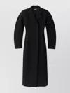 Jacquemus Tailored Long Coat Rounded Sleeves In Multi
