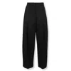 Jacquemus Tailored Mid-rise Pants With Straight Leg Cut In Black