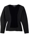 Jacquemus Tailored Open-front Jacket In Black