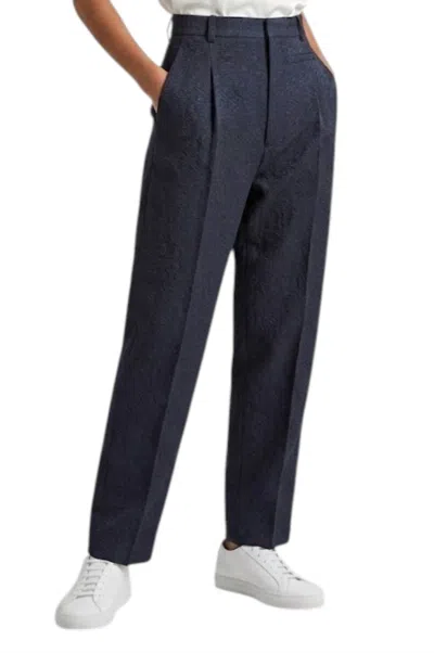 JACQUEMUS TAILORED TROUSER PANTS IN DARK BLUE