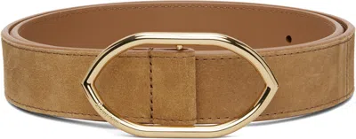 Jacquemus Tan 'la Ceinture Calisson' Belt In Brown