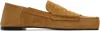 Jacquemus Tan La Croisière 'the Carré' Loafers In 830 Camel